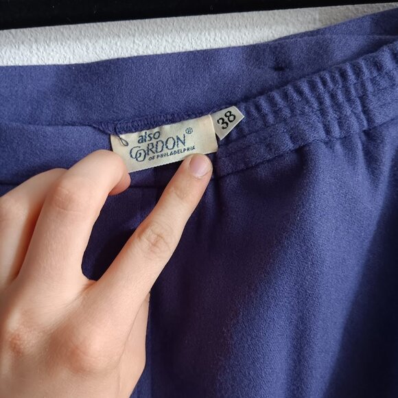 Vintage 80s Purple Gordon of Philadelphia Blazer and Matching Skirt - Picture 5 of 6